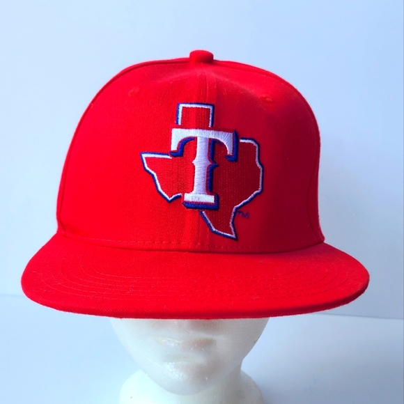Texas Rangers Baseball Cap Hat Adult Red MLB One Size SGA - Picture 1 of 4